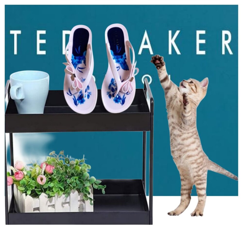 Ted Baker pink jelly bow sandals